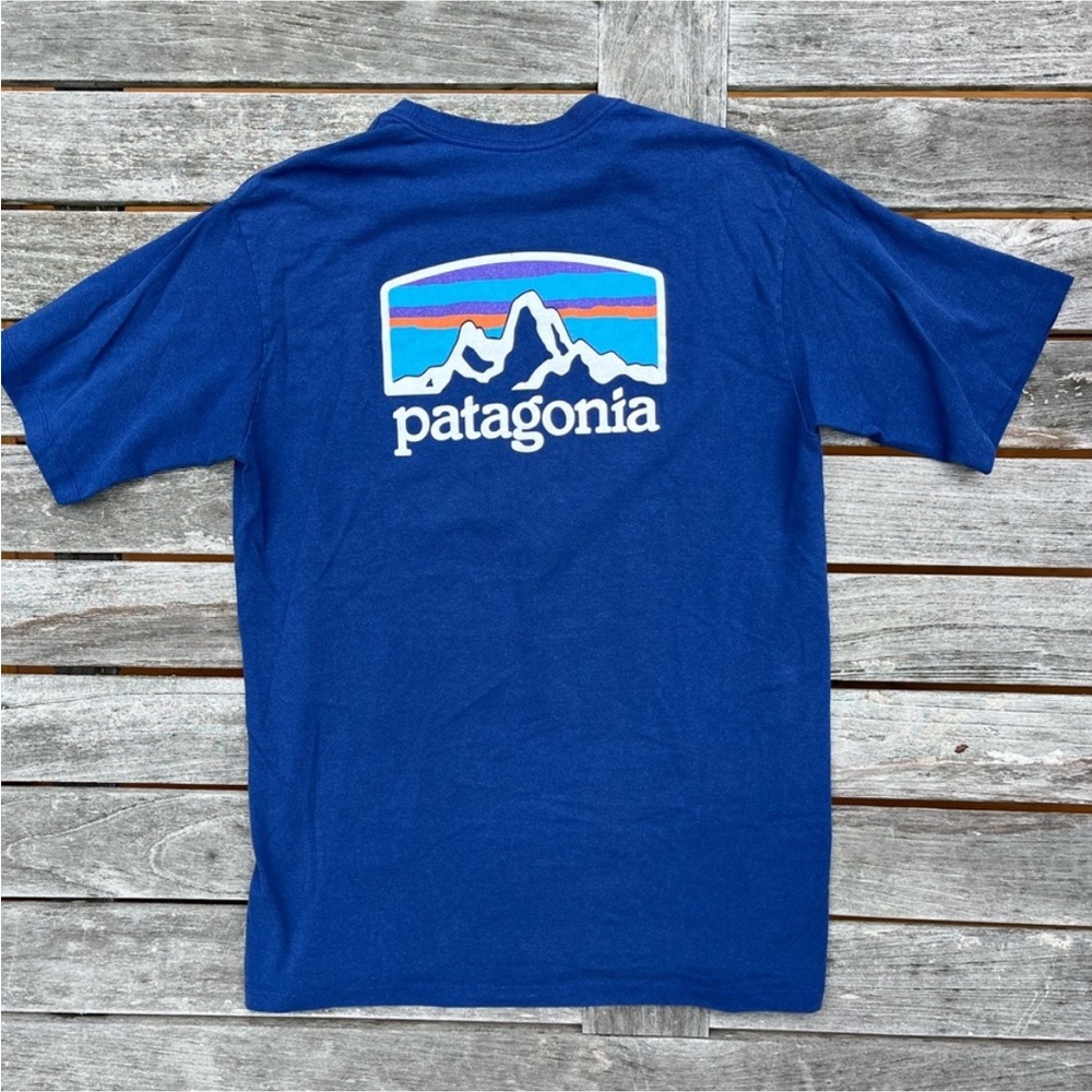 Patagonia Blue Short Sleeve Tee